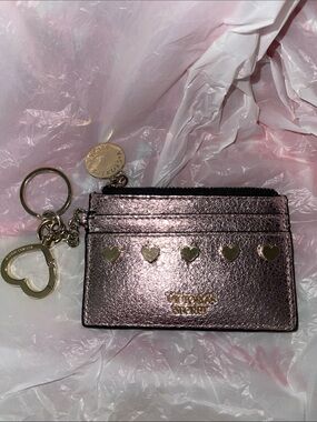 Victoria’s Secret Pink Gold Heart Card Wallet